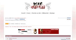 Desktop Screenshot of forum.forum.webmartial.com