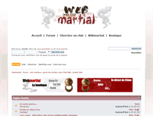 Tablet Screenshot of forum.webmartial.com